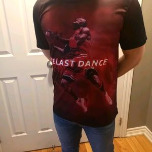 Red and black t-shirt Michael Jordan